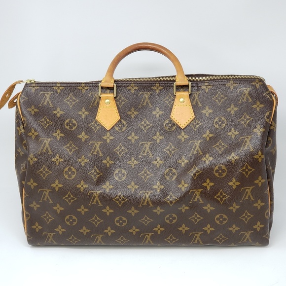 100% Auth Louis Vuitton Speedy 40 Handbag - Picture 2 of 8